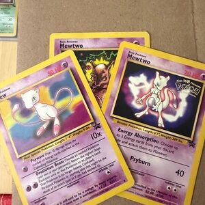 Vintage Mewtwo and Mew movie promos- MP
